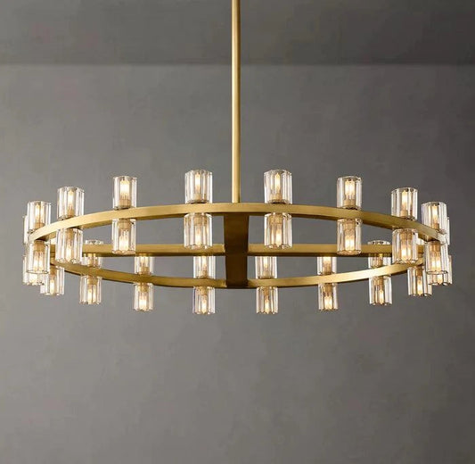 Round Chandelier 36″, 36-Lights