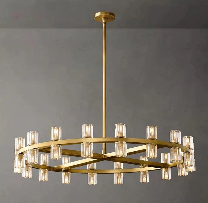 Round Chandelier 36″, 36-Lights