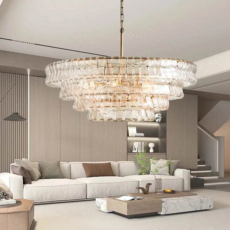 Retro round American chandelier