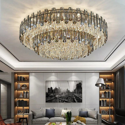 Double Layer Crystal Ceiling Lamp