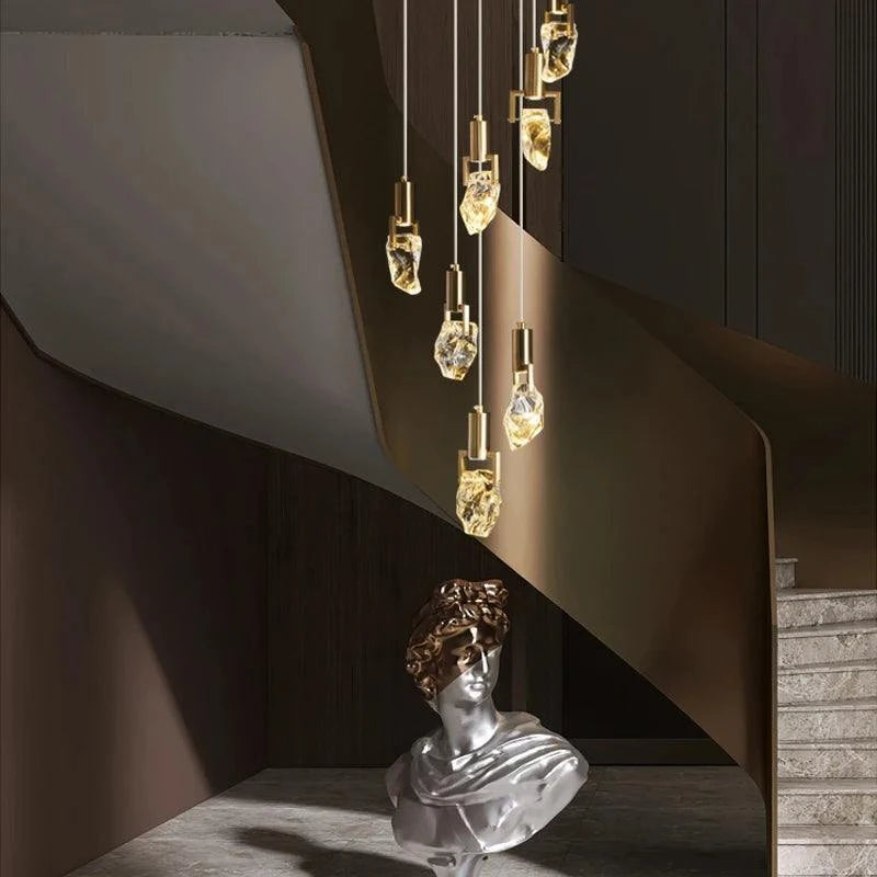 MODERN STAIRCASE CHANDELIER