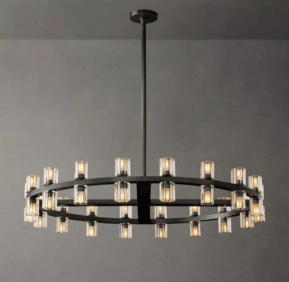 Round Chandelier 36″, 36-Lights