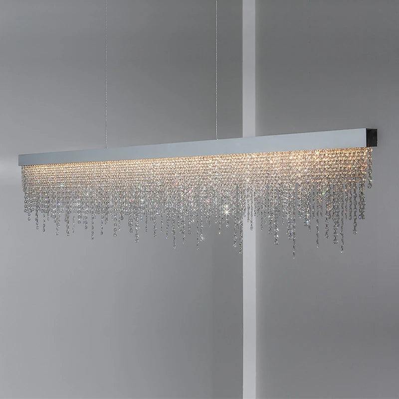 Rectangle Crystal Chandelier