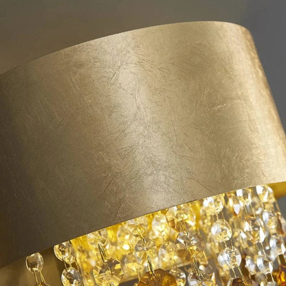 Gold bedside wall lamp