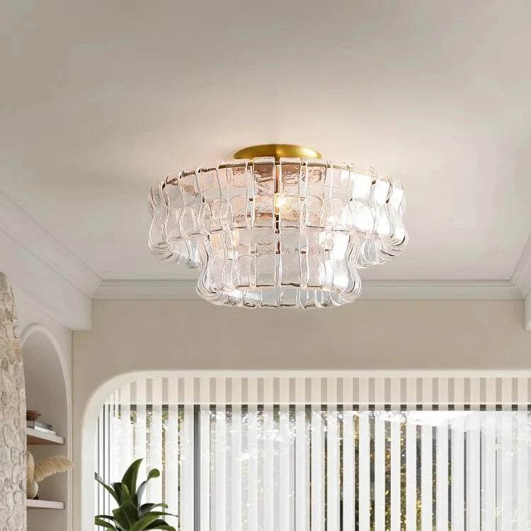 Retro round American chandelier