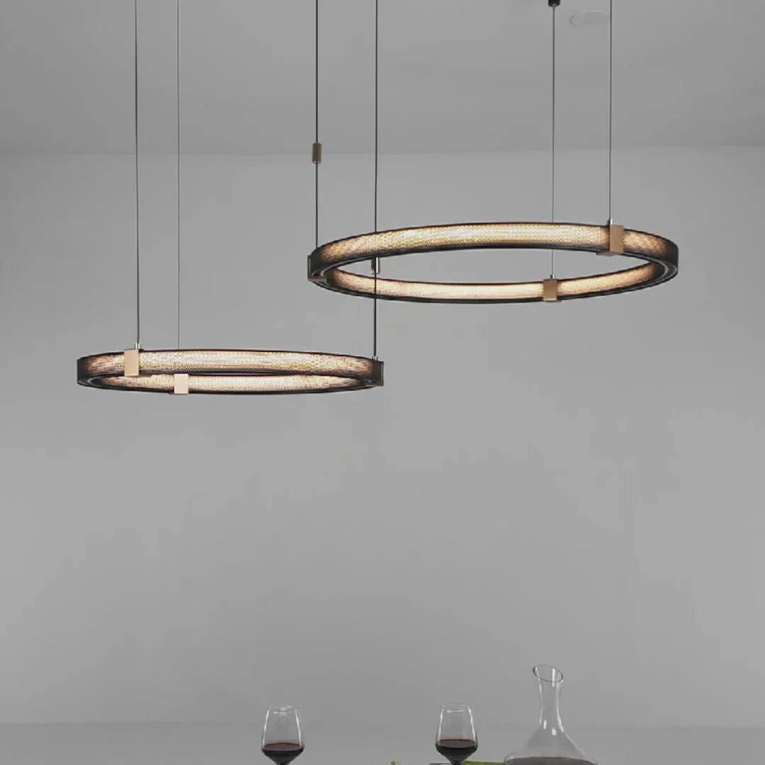 Matrix Ceiling Rings Chandelier