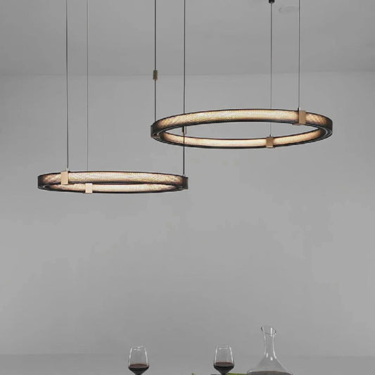 Matrix Ceiling Rings Chandelier