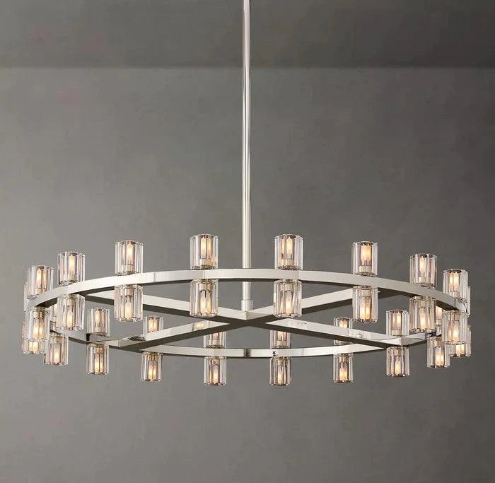 Round Chandelier 36″, 36-Lights