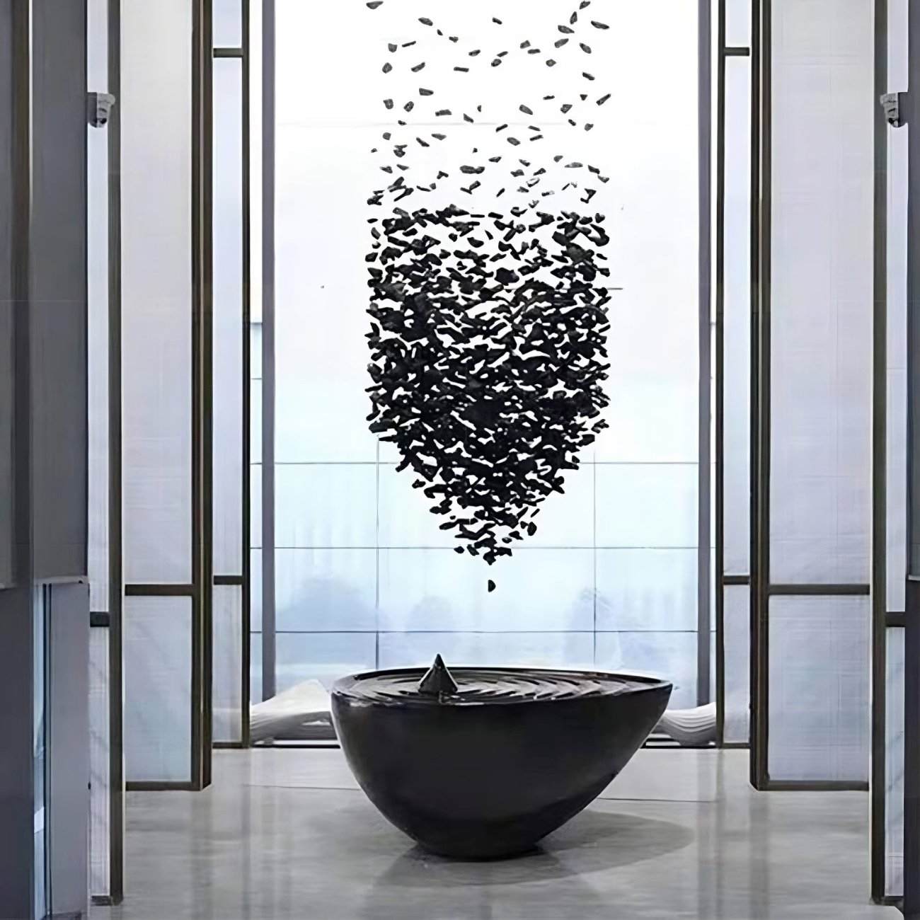Stone Staircase Chandelier