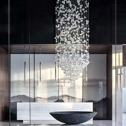 Stone Staircase Chandelier