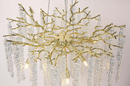 Vintage tree branch chandelier