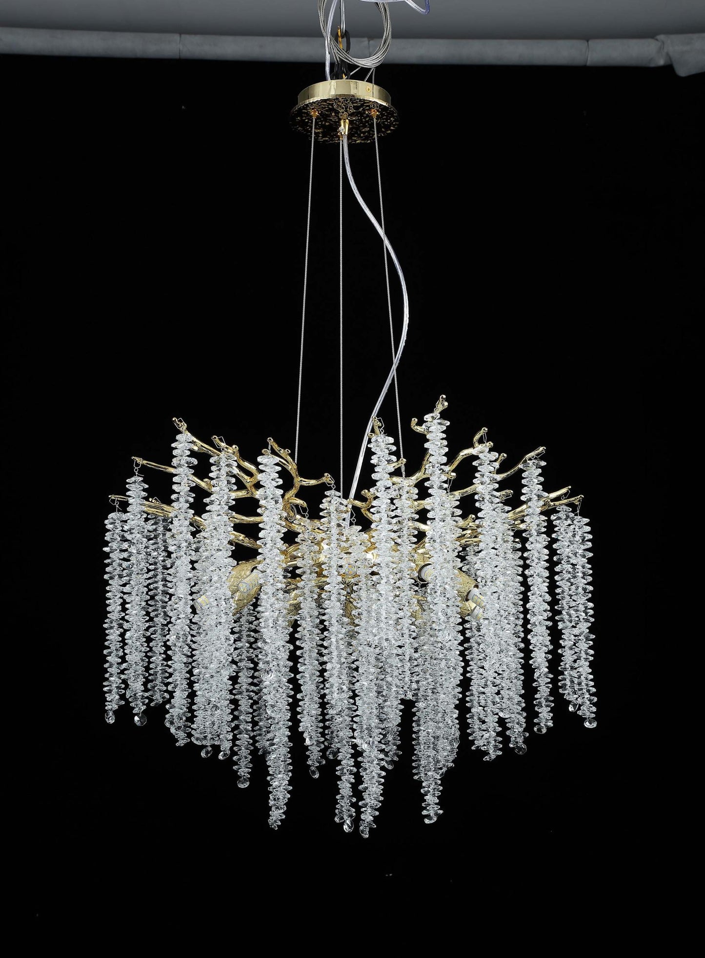 Vintage tree branch chandelier