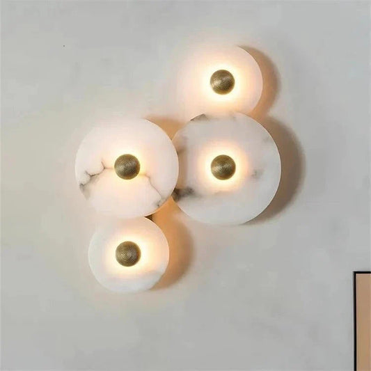 Moonshade Natural Marble Wall Sconce