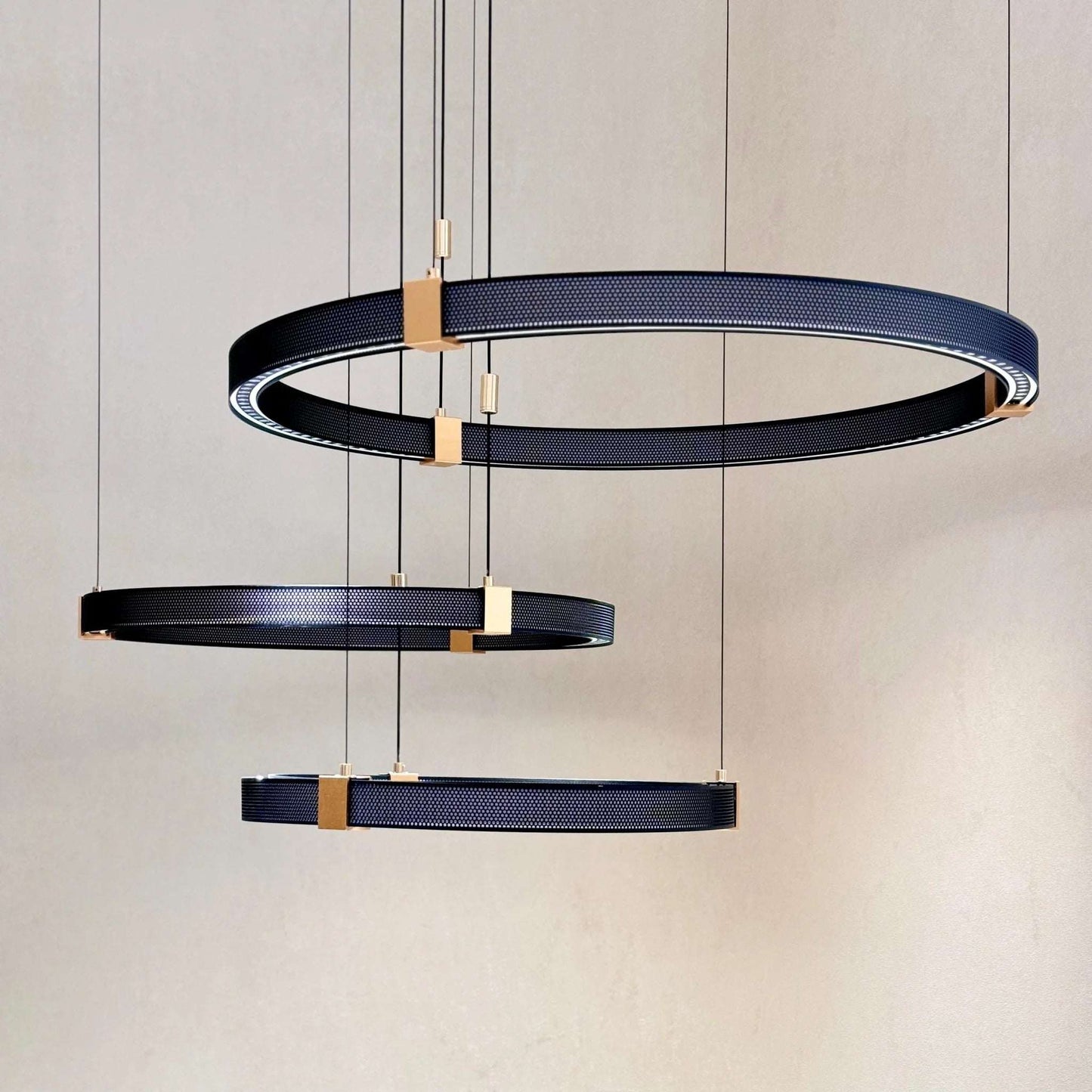 Matrix Ceiling Rings Chandelier