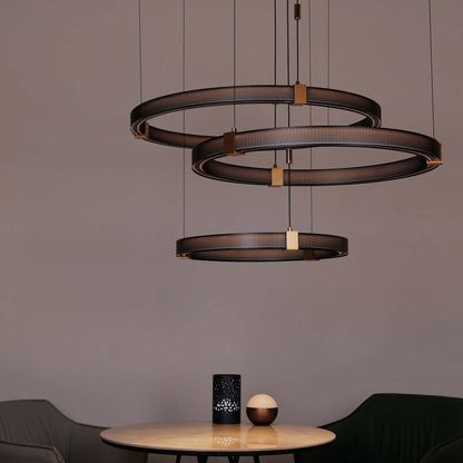 Matrix Ceiling Rings Chandelier